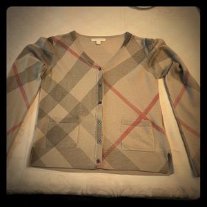 Vintage Burberry Cardigan